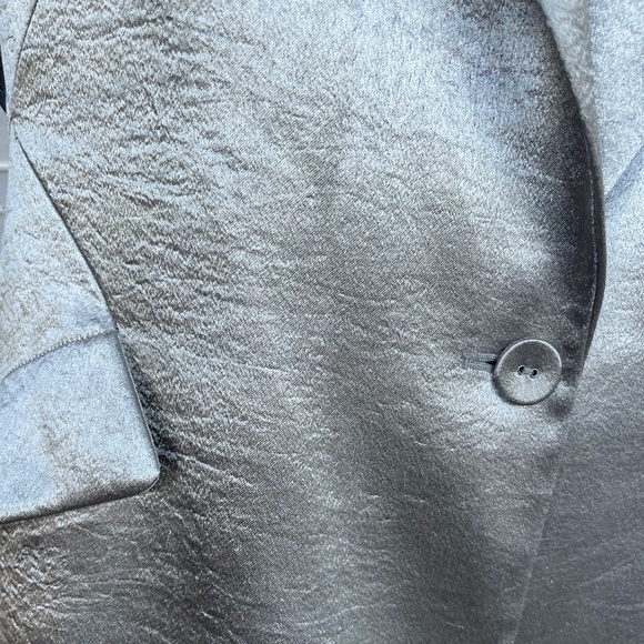 L'AGENCE Metallic Chamberlain Blazer sz 8 - Picture 4 of 13
